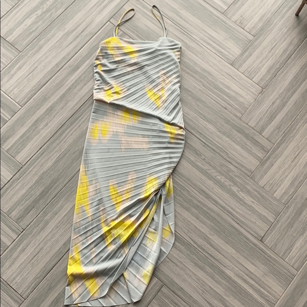 Halston Heritage Asymmetric Dress
